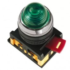 Лампа AL-22 сигнальная d22мм зеленый, красный неон/230В цилиндр