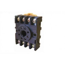Разъем Р8Ц - цокольный 8-pin на DIN-рейку/плоскость
