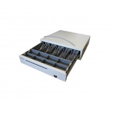 Денежный ящик «Малый» 2.0/К0 (м.серый) ГхДхВ (380х330х90мм) автомат.ключ
