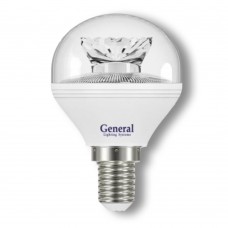 Лампа GLDEN-G45С-7-230-E14-4500 шарик с кристаллом